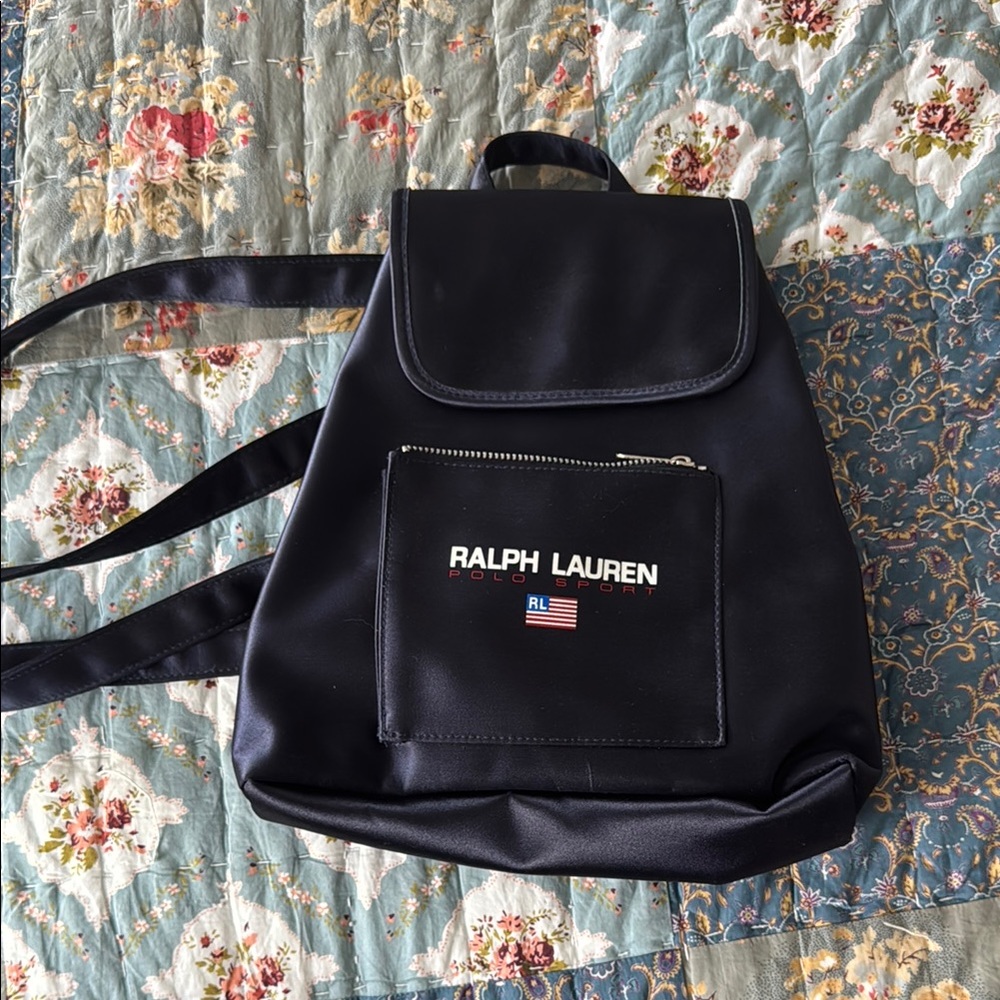 Ralph Lauren navy backpack